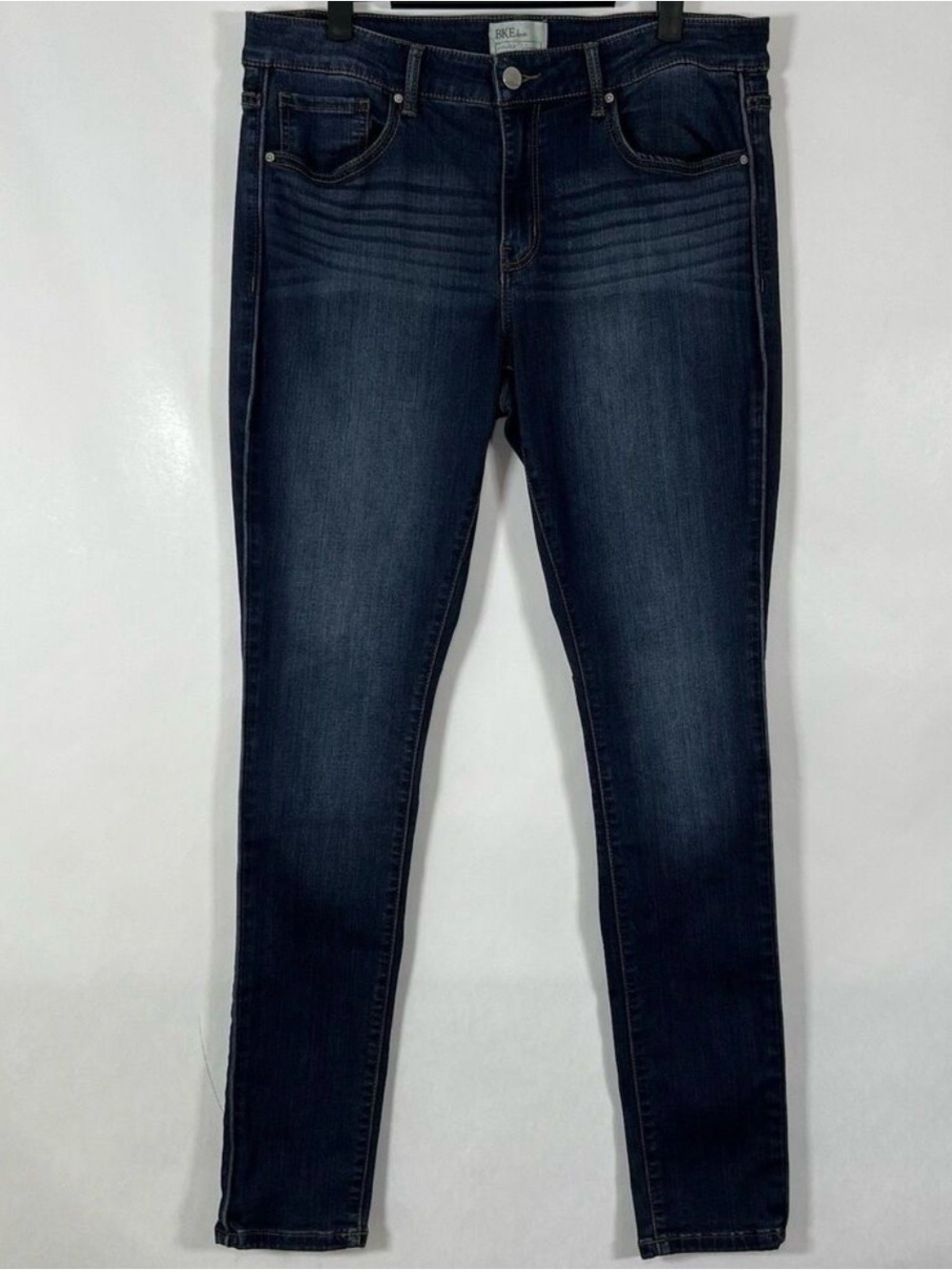 BKE Women's Dark Indigo Skinny Jeans